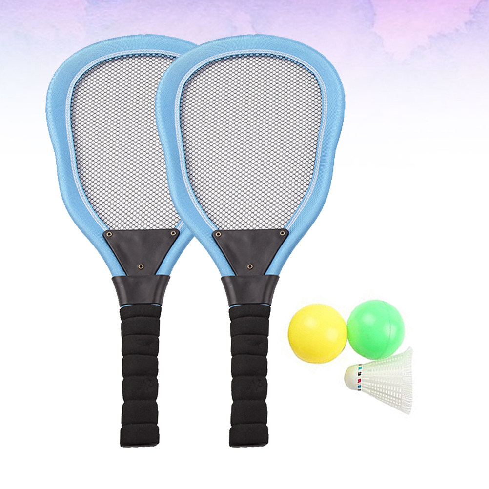 Badminton Racket - مجموعة مضارب شاطئية للأطفال، تتكون من