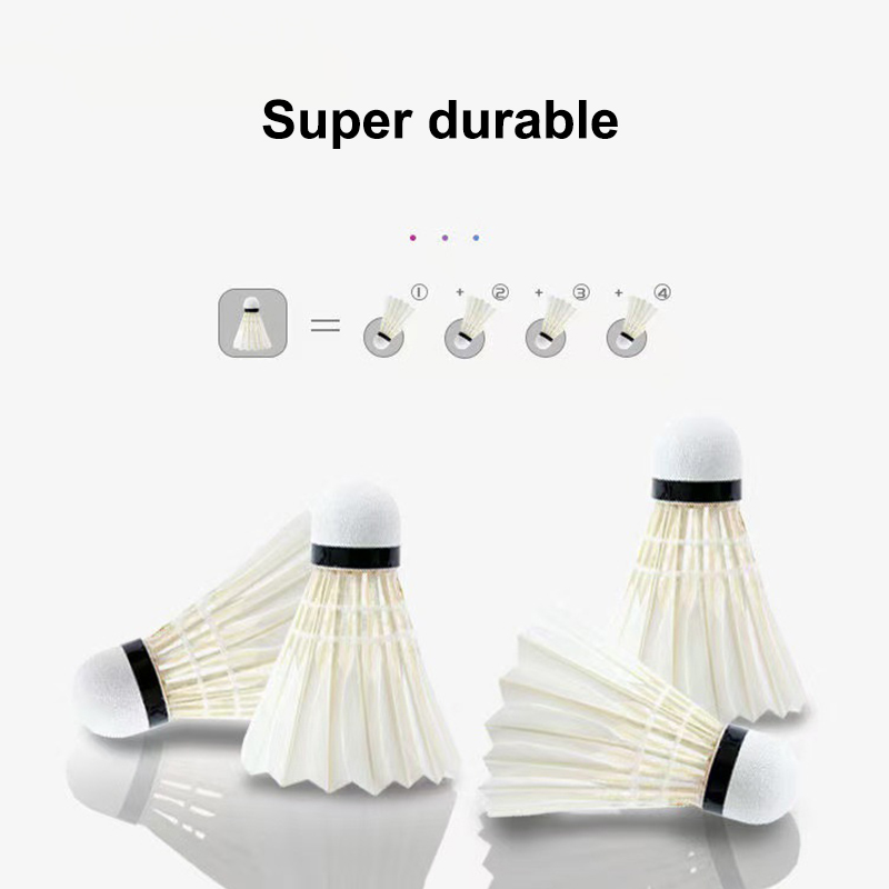 3/6 قطع من كرات الريشة الطائرة - مراجعة Feather Shuttlecock وسعره